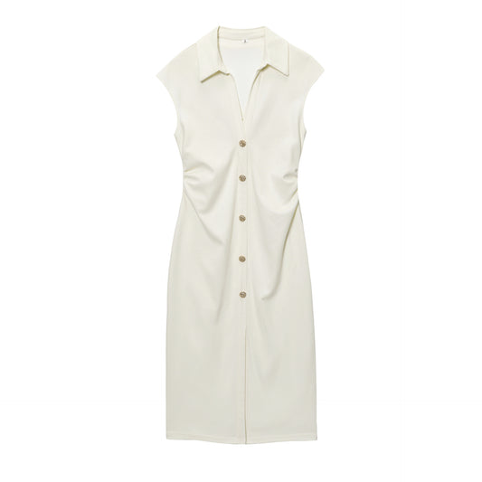 Jade | Smart Casual Ruched Shirt Dress
