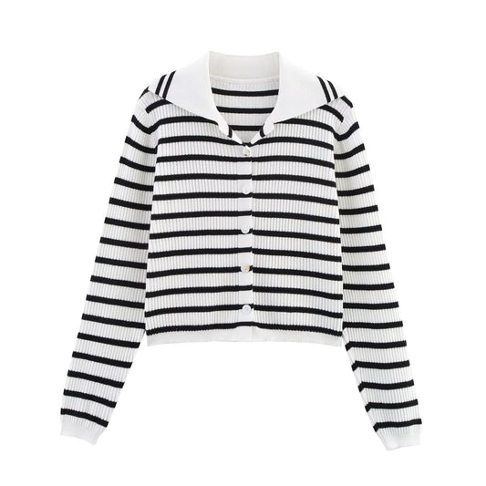 Thea | Ribbed Button Down Shirt Yellow Long Sleeve Collared