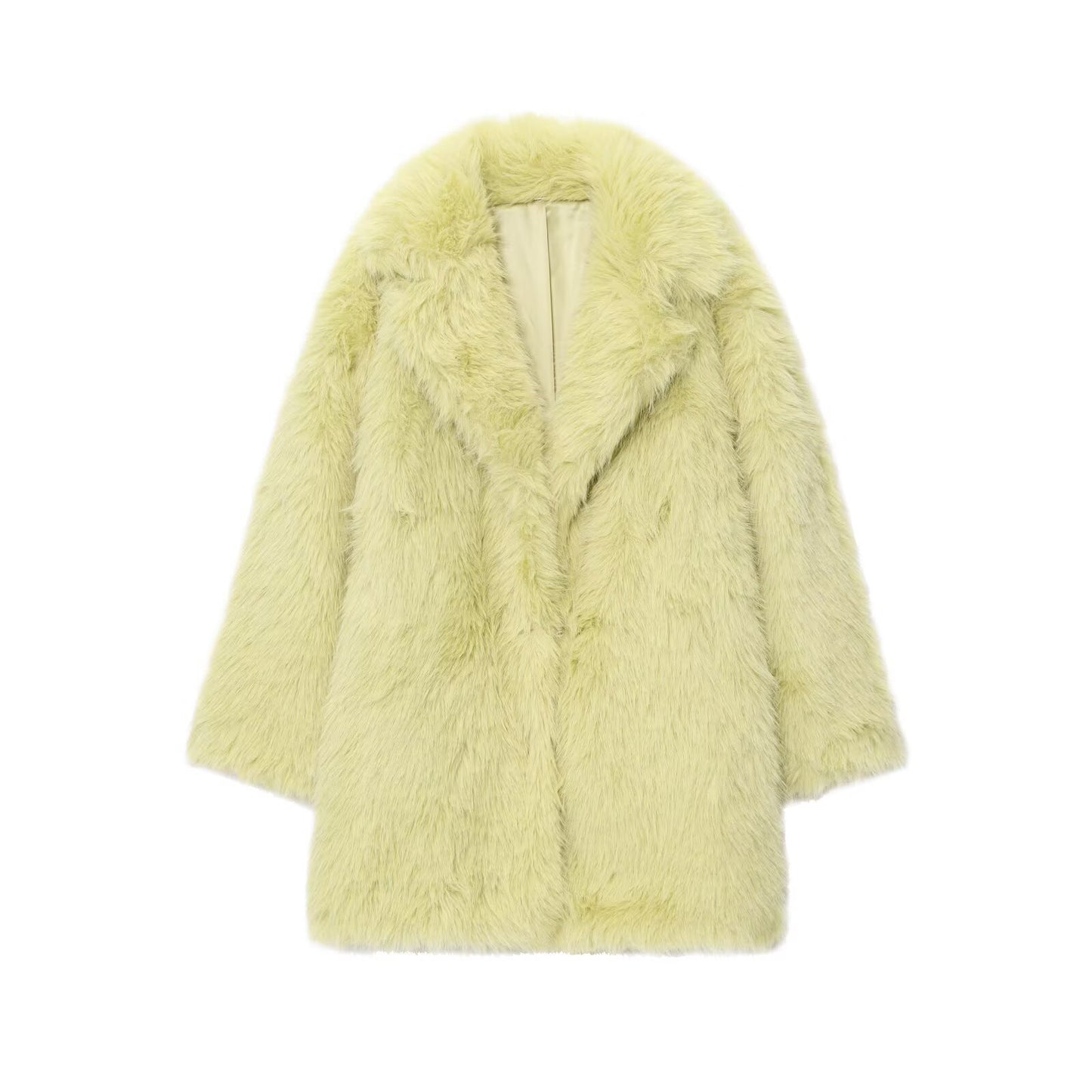 Rosa | Elegant Long Faux Fur Coat